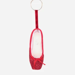 Glittery Pointe Shoe Keyring