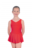Lycra Sleeveless Skirted Leotard