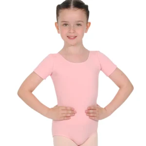 Short Sleeve Cotton Leotard