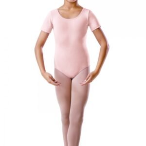 Round Neck Short Sleeve Leotard